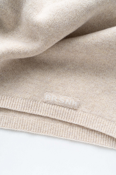 Джемпер с воротником-стойкой на молнии