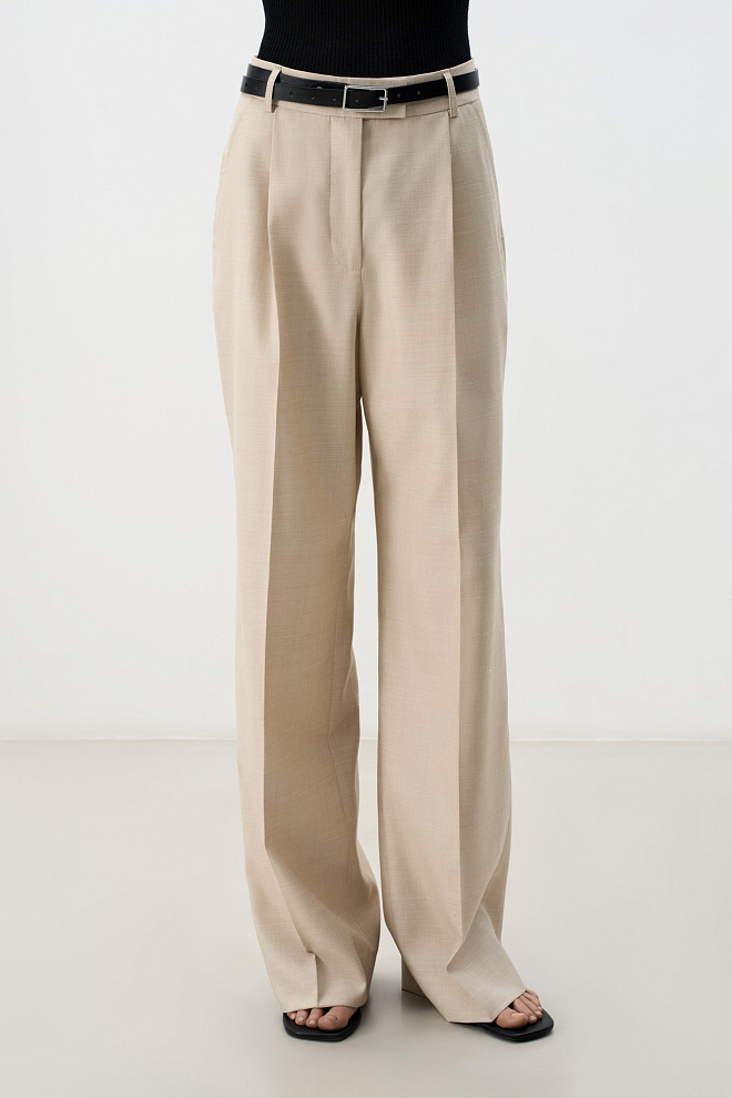 Классические брюки из шерсти