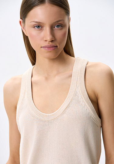 Трикотажный топ из хлопка 