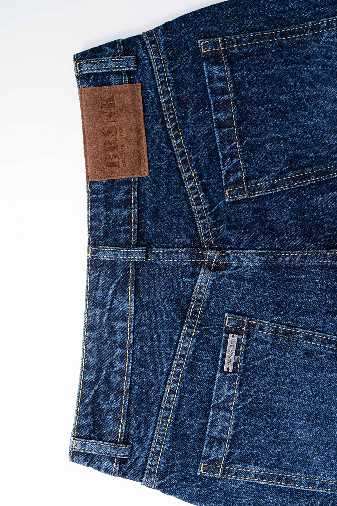 Прямые джинсы из 100% хлопка