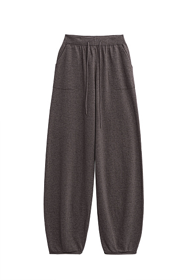 Брюки-бананы из кашемира