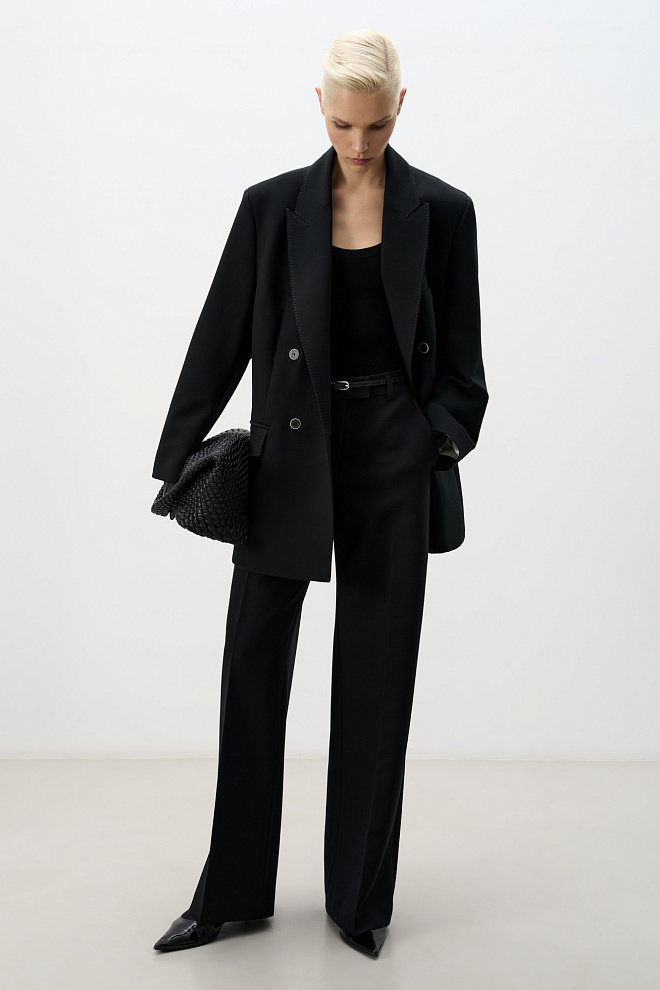 Брюки прямого кроя 