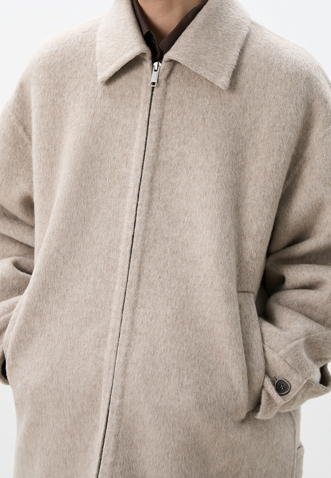 Куртка на молнии из шерсти