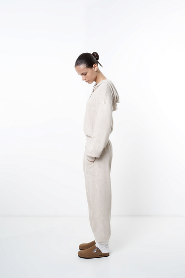 Трикотажный комбинезон из кашемира и шерсти
