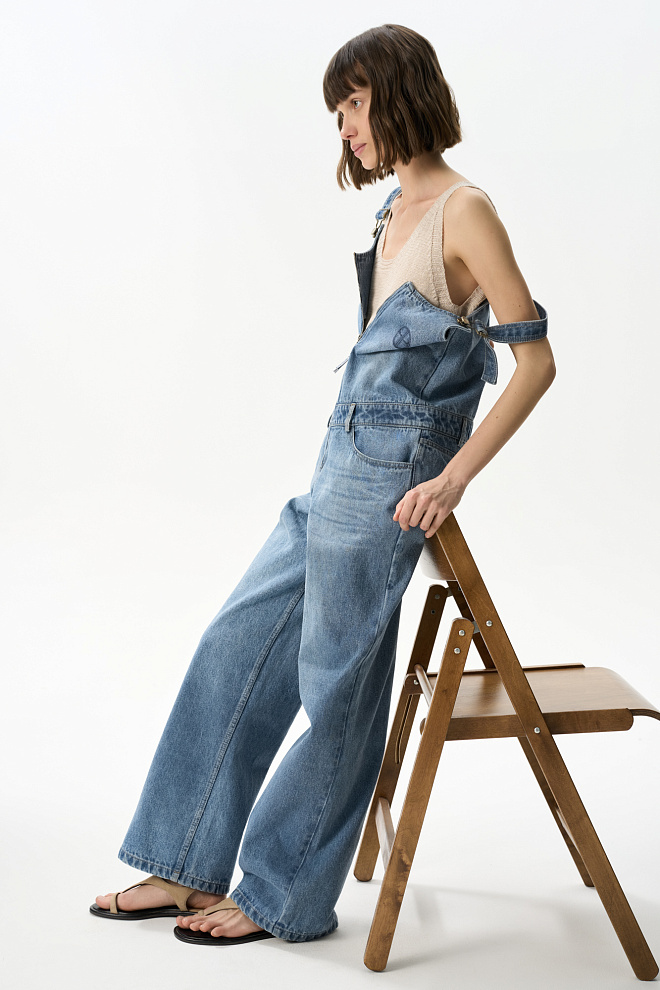 Джинсовый комбинезон из 100% хлопка