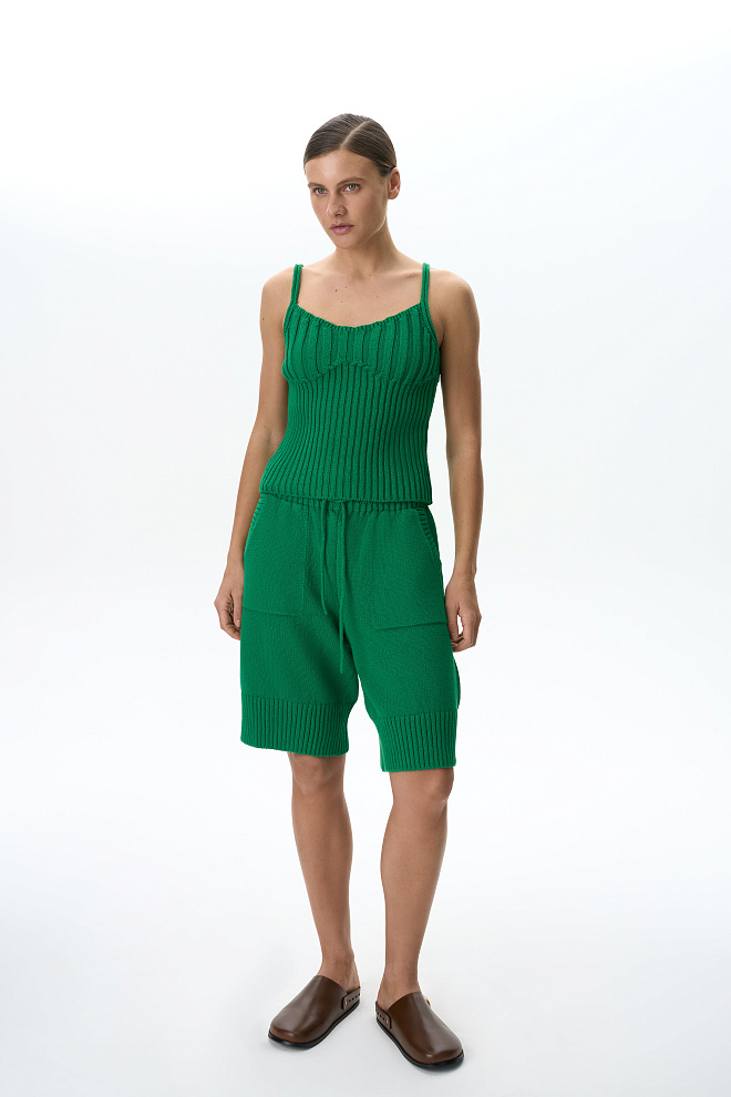 Трикотажные шорты из 100% хлопка