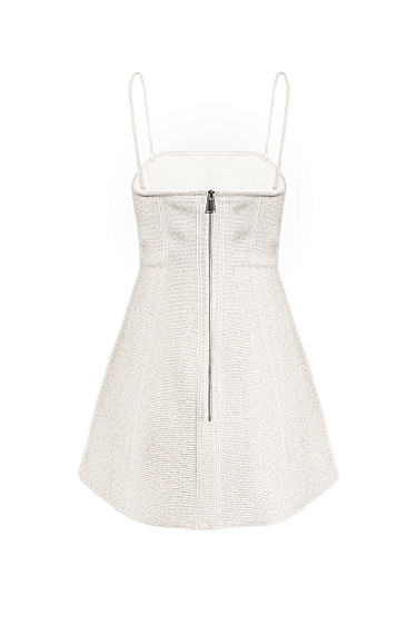 Платье мини на бретелях