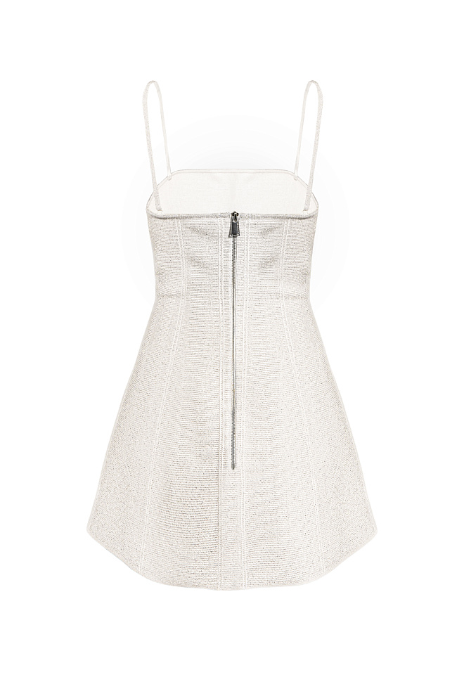 Платье мини на бретелях