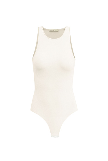 Трикотажное боди без рукавов