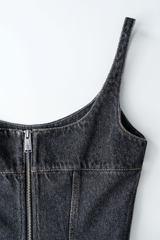 Джинсовое платье из 100% хлопка