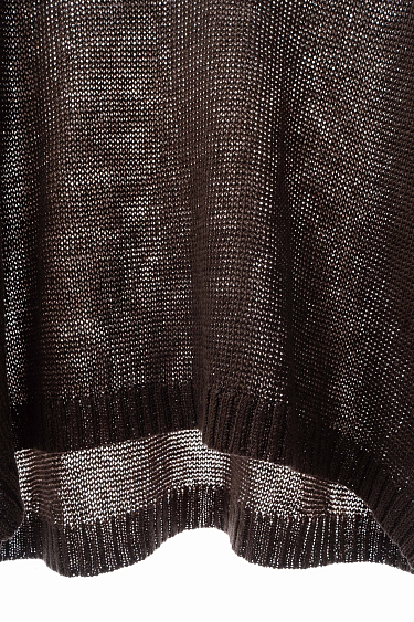 Джемпер из 100% льна с V-образным вырезом