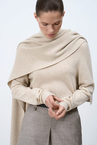 Трикотажная водолазка из шерсти 