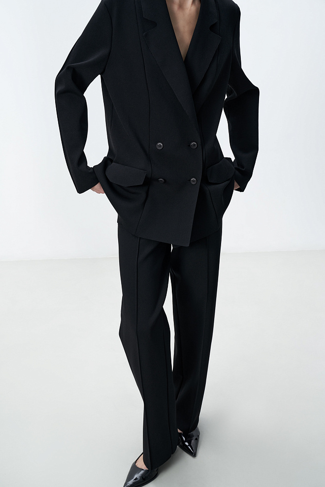 Прямые брюки из вискозы