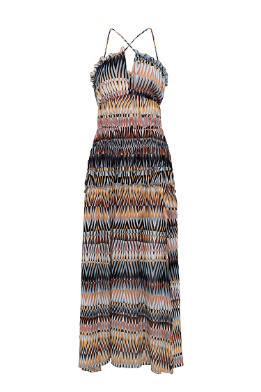 Сарафан с ярким принтом