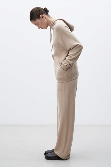 Трикотажные брюки на кулиске