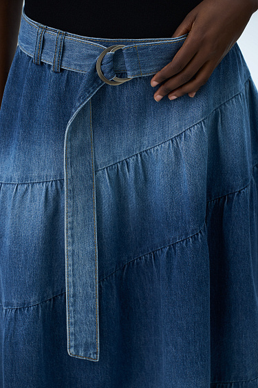 Юбка ярусами