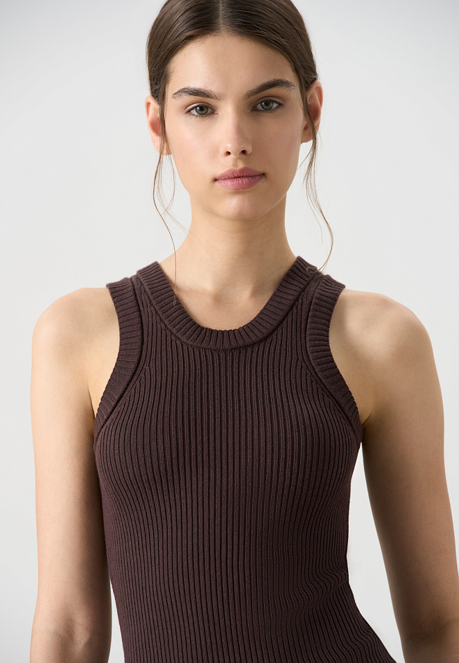 Трикотажный топ из хлопка