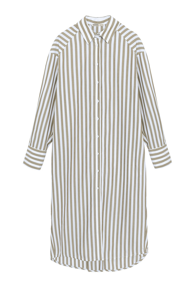 Платье-рубашка из 100% хлопка