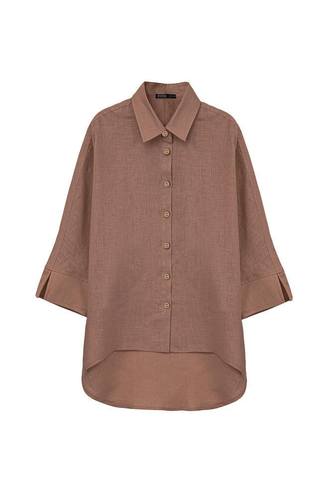 Рубашка с удлиненной спинкой