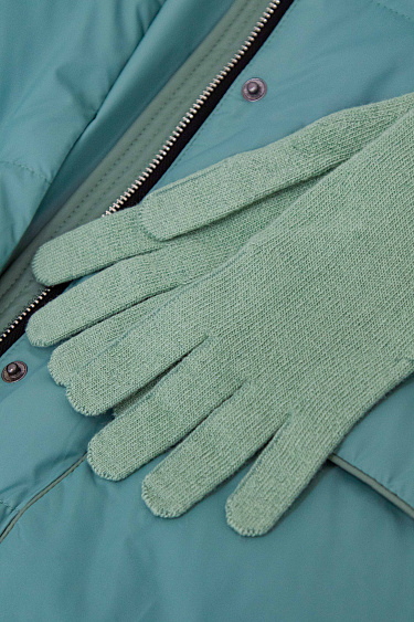 Перчатки из шерсти и кашемира