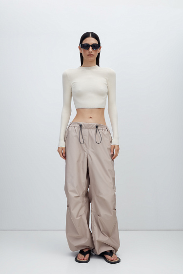 Кроп-топ с длинным рукавом