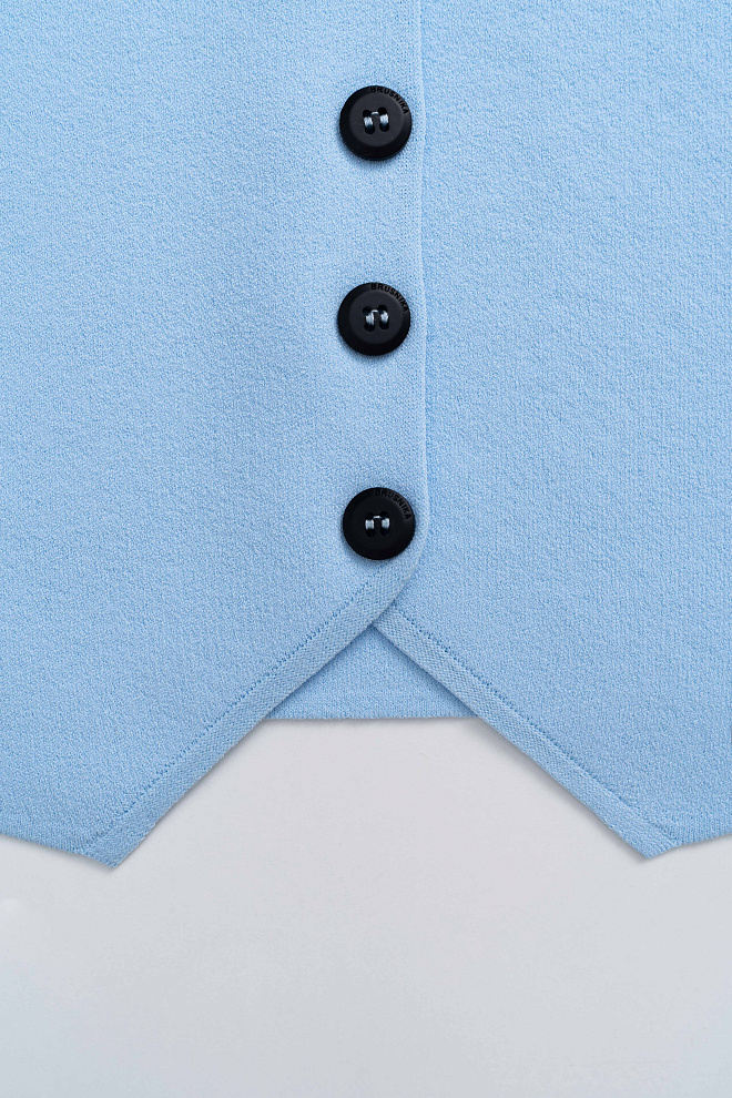 Трикотажный жилет из вискозы