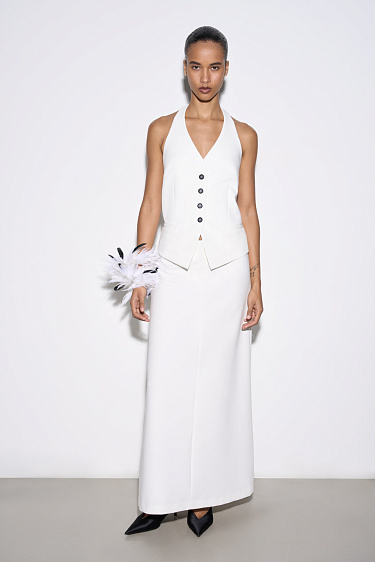 Жилет с открытой спинкой