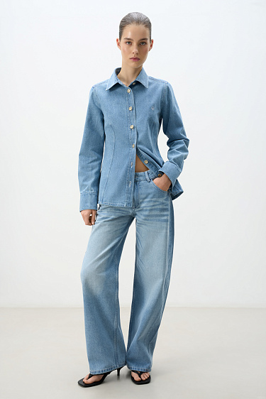 Классические джинсы из 100% хлопка