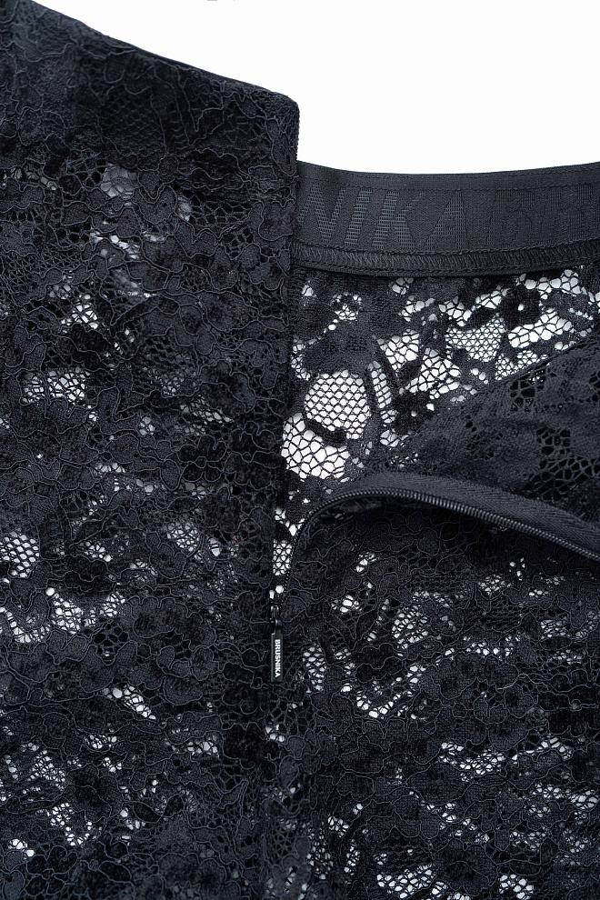 Кружевные брюки на резинке