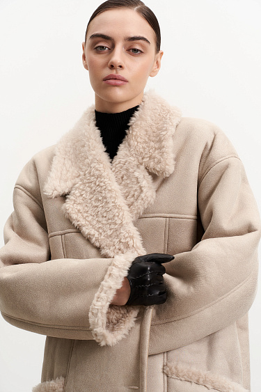 Классическое пальто из шерсти