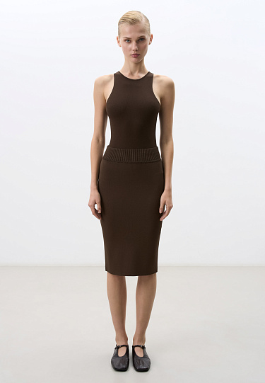 Юбка миди по фигуре