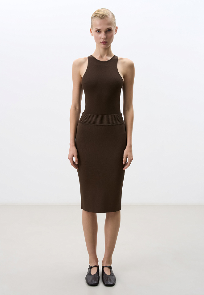 Юбка миди по фигуре