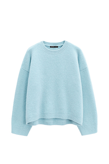 Трикотажный джемпер из шерсти с добавлением мохера