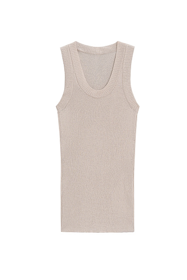 Полупрозрачный топ из хлопка