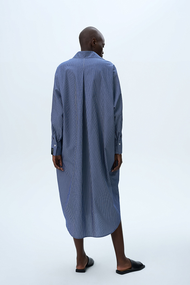 Платье-рубашка из 100% хлопка