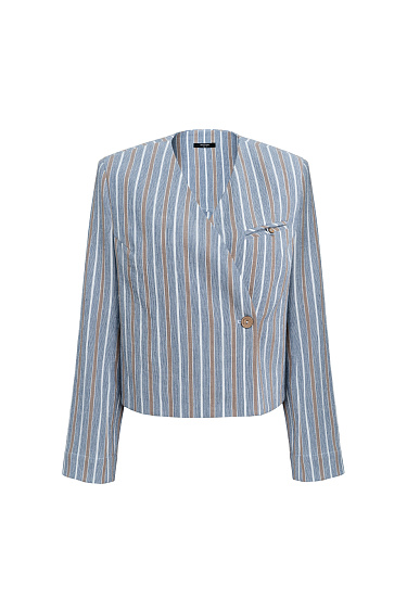 Укороченный жакет на запах