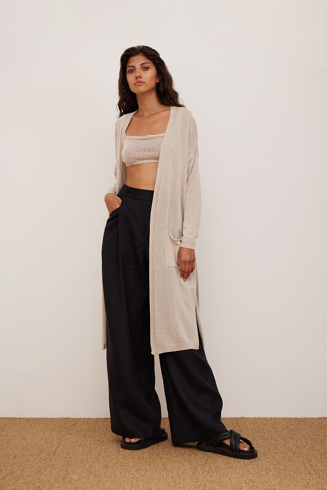 Длинный кардиган из вискозы