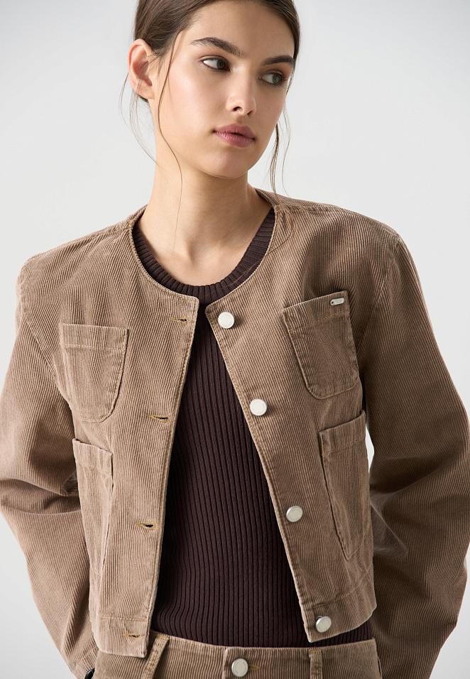 Вельветовый жакет