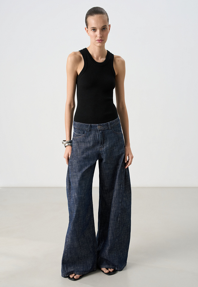 Трикотажный топ из хлопка