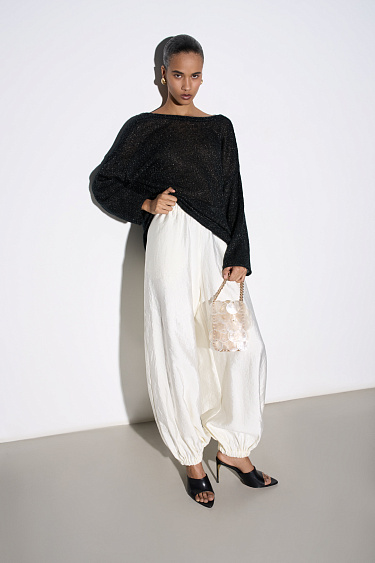 Широкие брюки-джоггеры