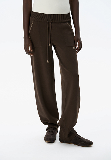 Брюки-джоггеры из вискозы