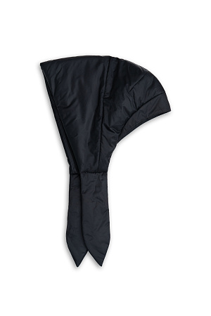 черный Классическая косынка из плащевой ткани с подкладкой.