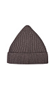 Трикотажная шапка с отворотом. Модель из смесовой шерсти с добавлением кашемира.