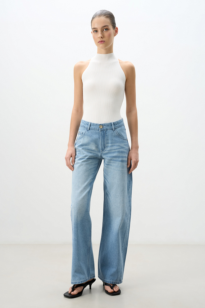 Классические джинсы из 100% хлопка