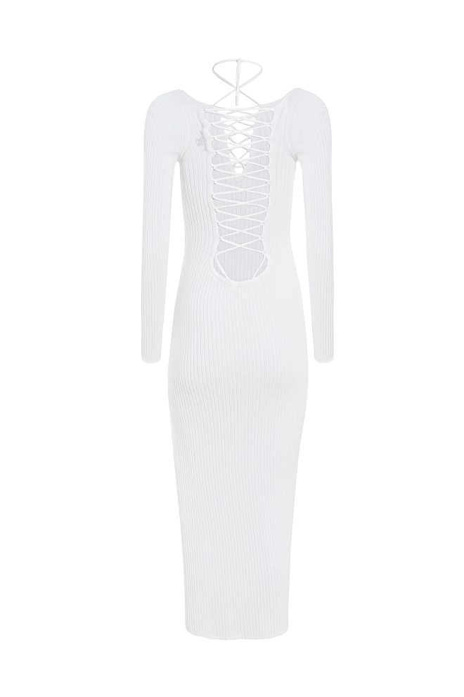 платье с разрезом