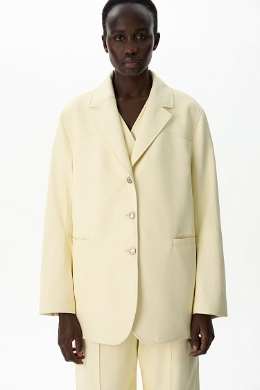 Жакет из экокожи