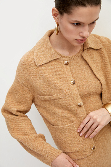 Трикотажный топ из шерсти