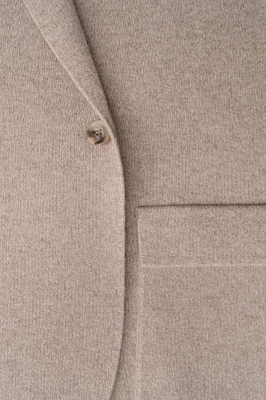 Трикотажный жакет с добавлением кашемира