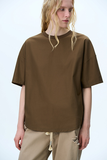 Oversize футболка из хлопка