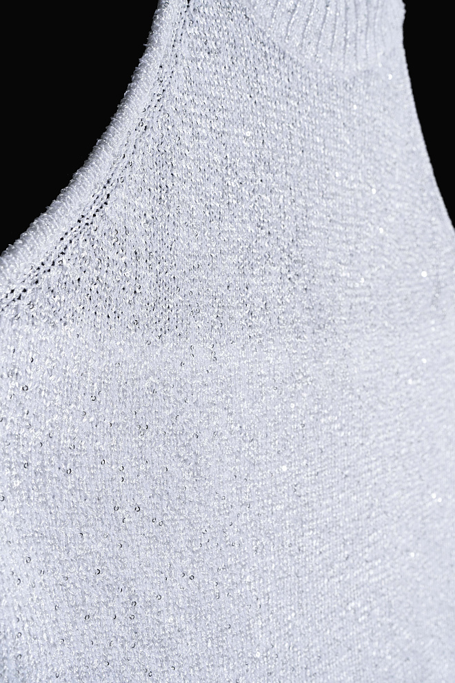 Трикотажный топ с американской проймой